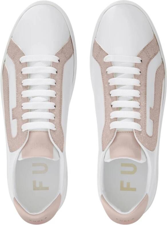 Furla Twist Veterschoenen White Dames