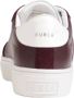 Furla Bordeaux Leren Sneakers Rubberen Zool Veters Red Dames - Thumbnail 8