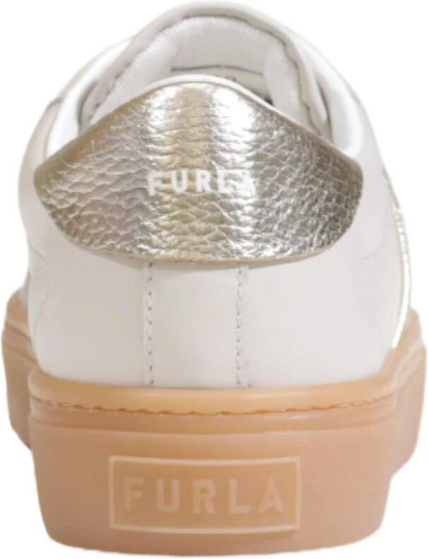 Furla Veterschoenen Herfst Winter Collectie Leer White Dames