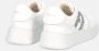 Furla Witte Veterschoenen met Dikke Zool White Dames - Thumbnail 4