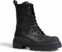 Furla Army Boot Dames Collectie Leer Black Dames - Thumbnail 5