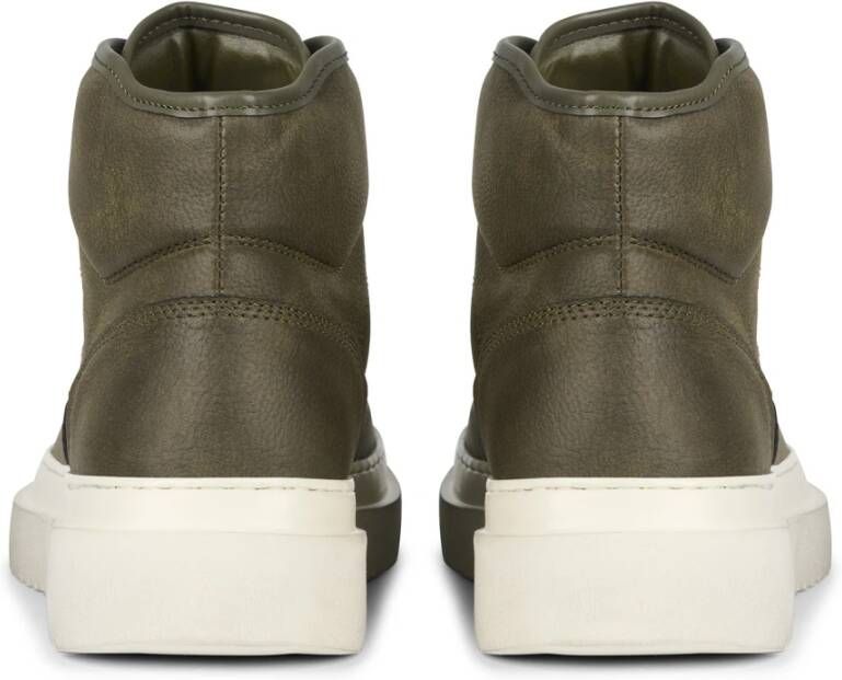 G-Star Dexter Mid Nubuck Leren Sneaker Groen Heren