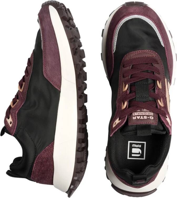 G-Star Lage Sneaker Theq RUN LGO NYL W Bruin Dames