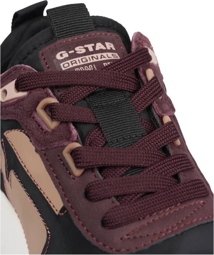 G-Star Lage Sneaker Theq RUN LGO NYL W Bruin Dames