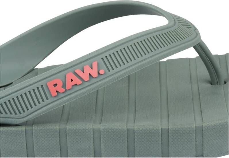 G-Star Lichtgewicht heren teenslipper met verhoogd RAW design Groen Heren