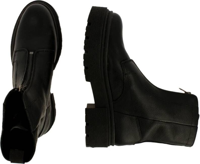 G-Star Stoere Leren Veterboot Zwart Dames