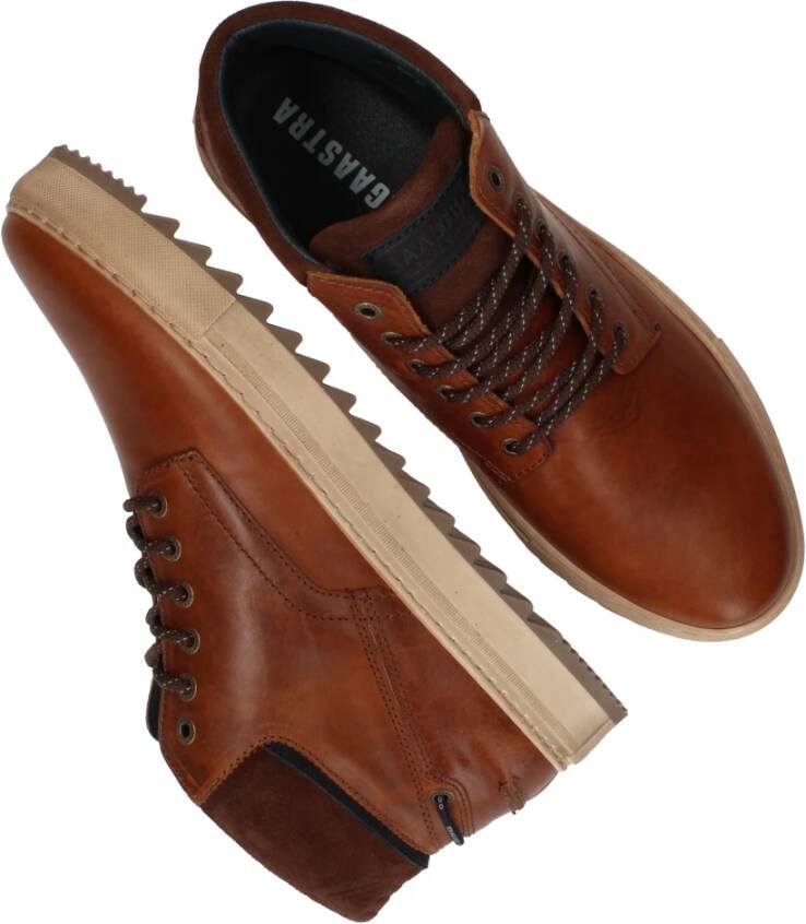 Gaastra Heren Leren Veterschoen Brown Heren