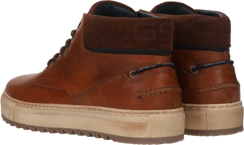 Gaastra Heren Leren Veterschoen Brown Heren