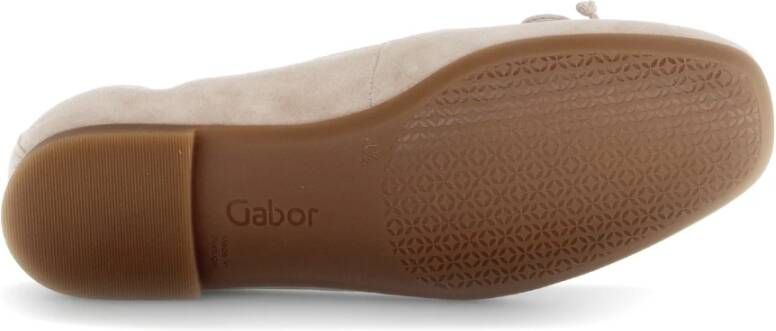 Gabor Beige Ballerina's voor Vrouwen Beige Dames