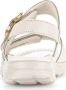 Gabor Beige Casual Platte Sandalen Beige Dames - Thumbnail 4