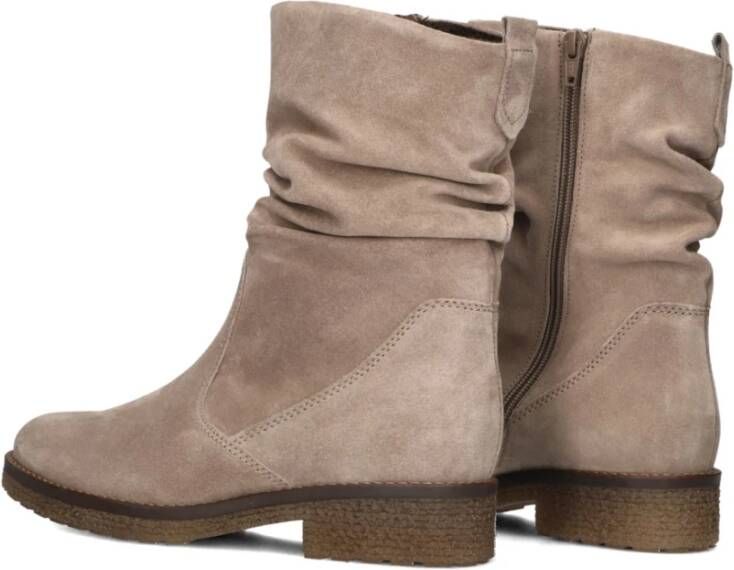 Gabor Beige Enkellaarzen voor Stijlvolle Herfst Beige Dames