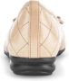 Gabor Beige Leren Ballet Flats Beige Dames - Thumbnail 7