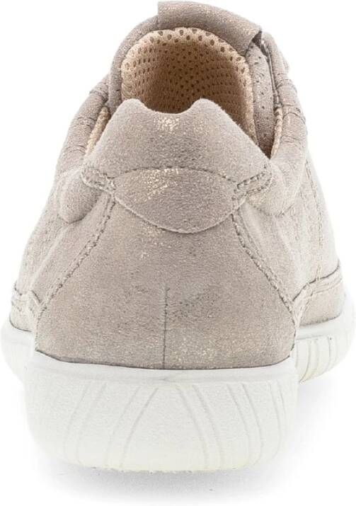 Gabor Beige metalen manden in metallic leer Beige Dames