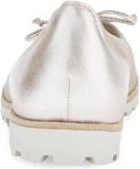 Gabor Beige metallic leren ballerina's van suède Beige Dames