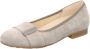 Gabor Beige Nubuck Ballerina's Beige Dames - Thumbnail 2