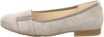 Gabor Beige Nubuck Ballerina's Beige Dames