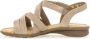 Gabor Beige nubuck leren sandalen Beige Dames - Thumbnail 2