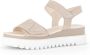 Gabor Beige Sandaal met Velours Leer Beige Dames - Thumbnail 2