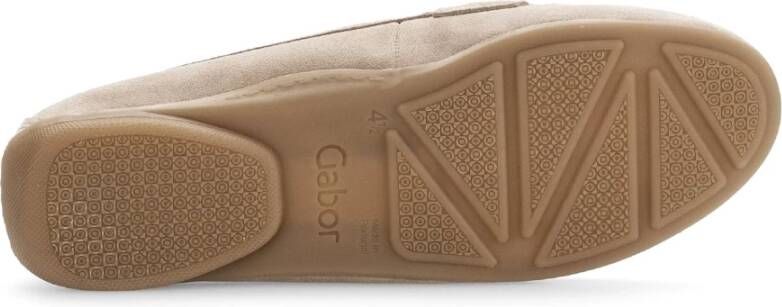 Gabor Beige suède mocassins Beige Dames