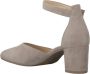 Gabor Beige Suède Pump met Enkelband Beige Dames - Thumbnail 16