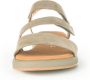 Gabor Beige Suède Sandalen met Velcro Sluiting Beige Dames - Thumbnail 13