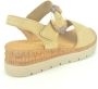 Gabor Beige Suède Sandalen met Velcro Sluiting Beige Dames - Thumbnail 2