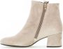 Gabor Beige Velvet Enkellaarzen Best Fitting Beige Dames - Thumbnail 2