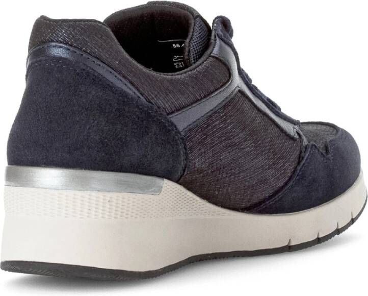 Gabor Blauwe Dames Sneaker Walking Collectie Blue Dames