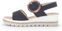 Gabor Marineblauwe Suède Sandalen Comfort Collectie Blue Dames - Thumbnail 3