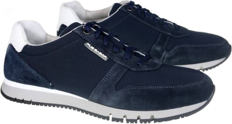 Gabor Blauwe Heren Sneaker met Verwijderbare Binnenzool Blue Heren