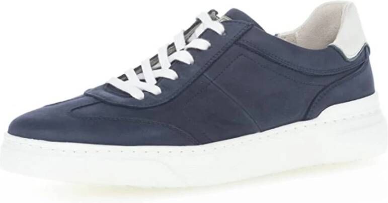 Gabor Blauwe Heren Sneaker Veters Blue Heren