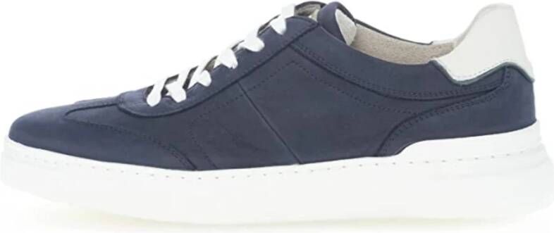 Gabor Blauwe Heren Sneaker Veters Blue Heren