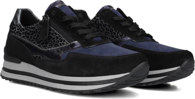 Gabor Blauwe Lage Sneaker 527 Comfort Collectie Blue Dames