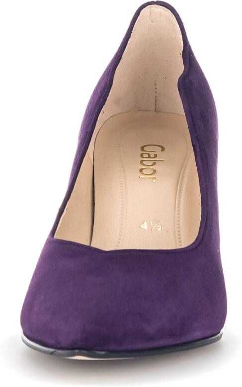 Gabor Blauwe Leren Elegante Pumps Purple Dames