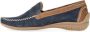 Gabor Blauwe nubuck leren mocassins Blue Dames - Thumbnail 3