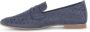 Gabor Blauwe nubuck leren mocassins Blue Dames - Thumbnail 3