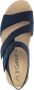 Gabor Blauwe nubuck leren sandalen Blue Dames - Thumbnail 3