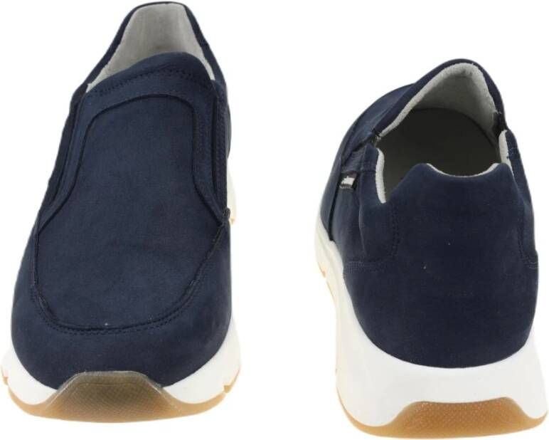 Gabor Blauwe Slip-On Zomersneakers Blue Heren