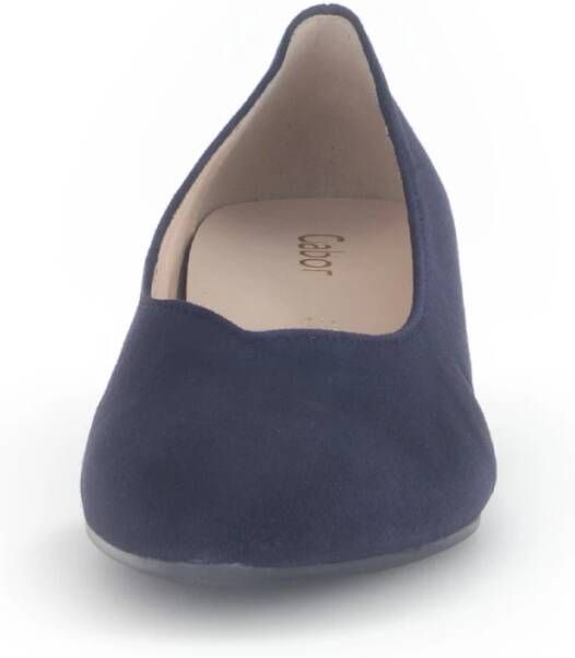 Gabor Blauwe suède leren pumps Blue Dames