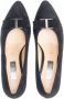 Gabor Blauwe Suède Pumps met Velours Detail Blue Dames - Thumbnail 4