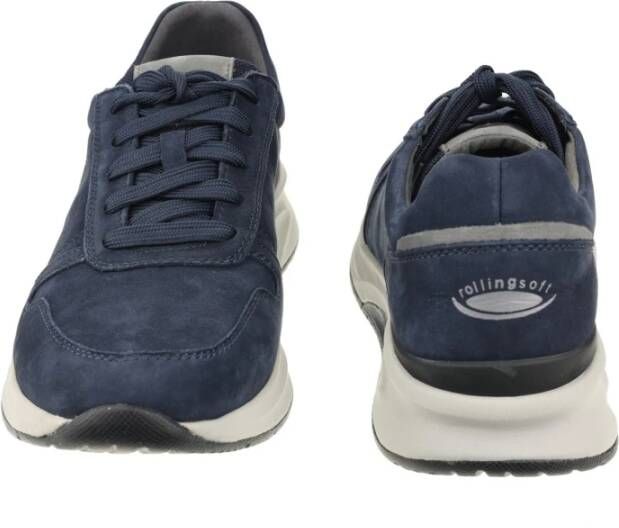 Gabor Blauwe Walking Sneaker voor Mannen Blue Heren