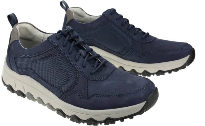 Gabor Blauwe wandelsneakers voor heren Blue Heren