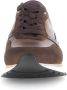 Gabor Bruin Lederen Combinatie Sportieve Casual Sneakers Brown Dames - Thumbnail 5