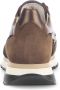 Gabor Bruin Lederen Combinatie Sportieve Casual Sneakers Brown Dames - Thumbnail 6