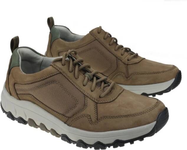 Gabor Bruine Heren Wandelsneakers Brown Heren