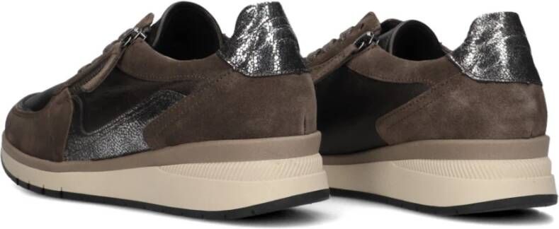 Gabor Bruine Lage Top Sneakers 307 Brown Dames