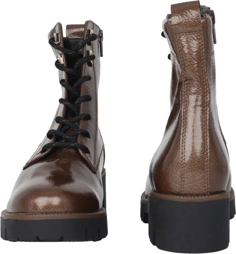 Gabor Bruine Patent Enkellaars Brown Dames