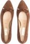 Gabor Bruine Suède Pumps met Velours Detail Brown Dames - Thumbnail 4