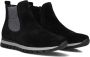 Gabor Chelsea Boot 451 Zwart Suède Black Dames - Thumbnail 7