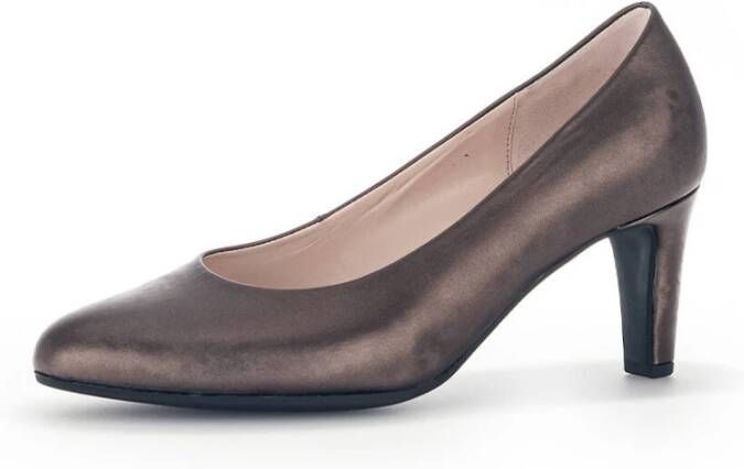 Gabor Cloudy Met. Pumps Brown Dames